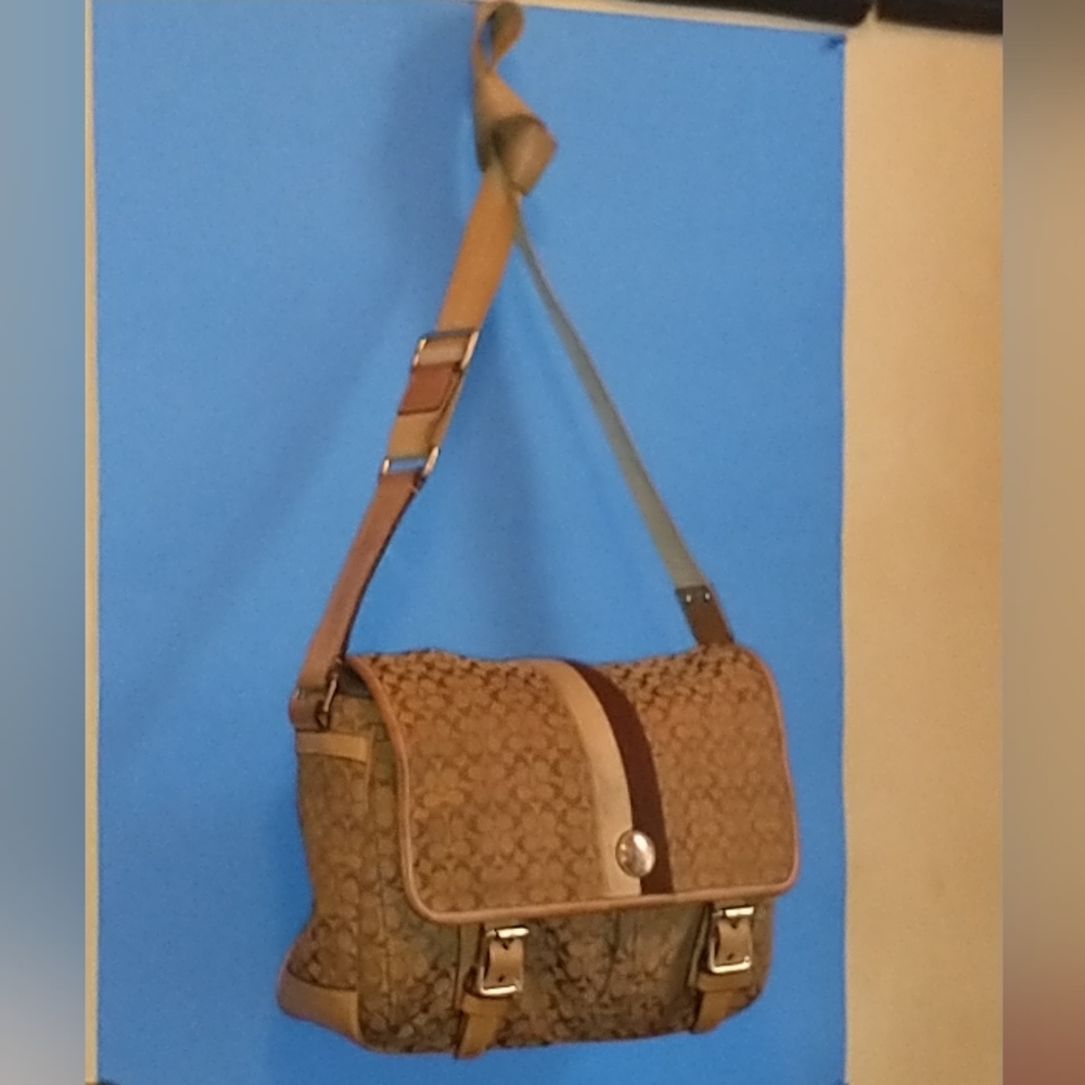 Brown Coach Laptop bag